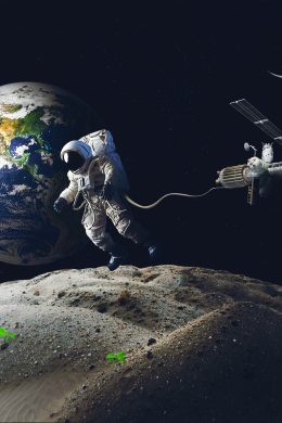 人人影视在线观看推荐：科幻剧集封面，宇宙星空背景配以未来感人物造型
